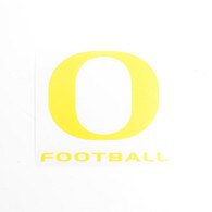 O-logo, Yellow, Decal, Football